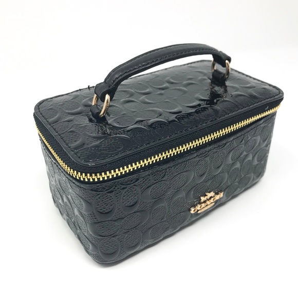 🦋LAST ONE🦋COACH Vanity Cosmetic Jewelry Case - Picture 1 of 8